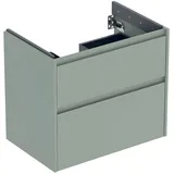 Geberit Waschtischunterschrank 2 Auszüge 69,3 x 60,6 x 44,6 cm Salbeigrün / lackiert seidenmatt