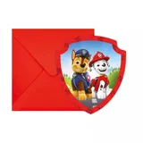 Procos Paw Patrol Rescue Heroes 6 Einladungskarten