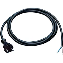 OEM Anschlussleitung H05RN-F 2x1 mm2 5m m.Konturenstecker Schwarz f.Innen