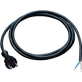 OEM Anschlussleitung H05RN-F 2x1 mm2 5m m.Konturenstecker Schwarz f.Innen