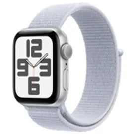 Apple Watch SE 2024 GPS 40 mm Aluminiumgehäuse Silber, Sport Loop Blaue Wolke