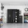 KETER Kunststoffschrank 65 x 45 x 182 cm Schwarz