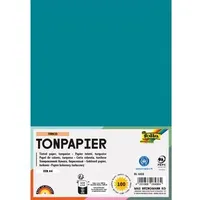 Folia Tonpapier türkis A4 130 g/m2 100 Blatt