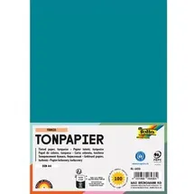 Folia Tonpapier türkis A4 130 g/m2 100 Blatt