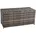 Polyrattan Gartenbox 114 cm Beige-Braun
