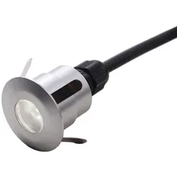Licht-Erlebnisse Bodeneinbaustrahler SHOJI Aluminium gebürstet LED 1,6W LE57413