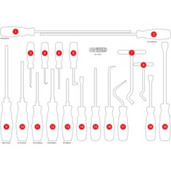 KS Tools Leere Schaumstoffeinlage zu 811.1019