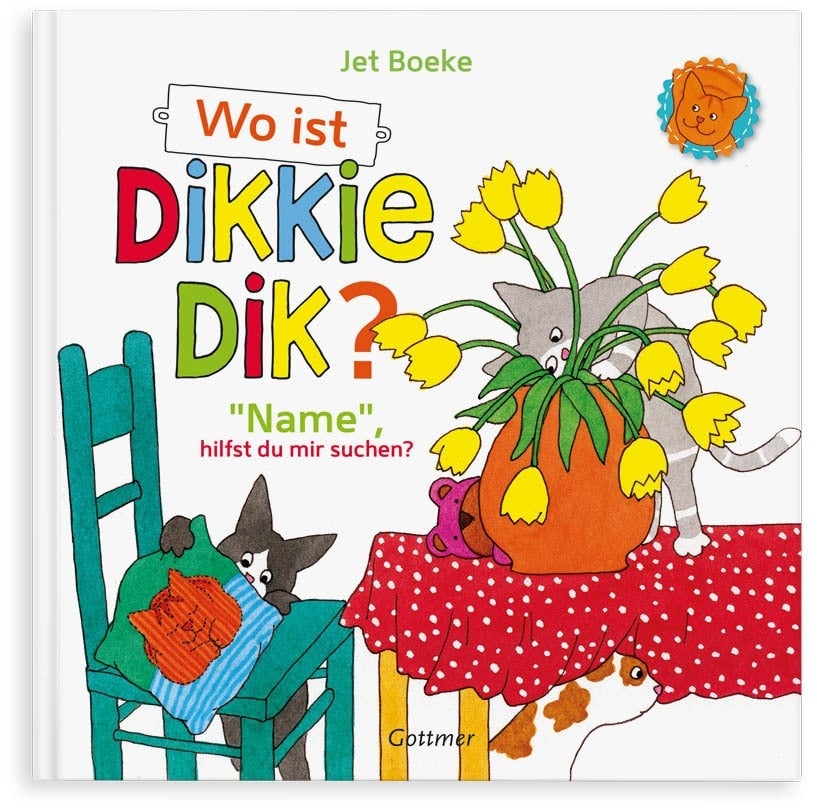 Buch mit Namen - Wo ist Dikkie Dik? (Hardcover)