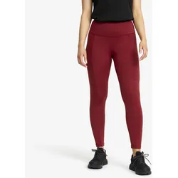 Energy Highwaist Tights Damen Pomegranate, Größe:3XL - Outdoor Tights - Rot