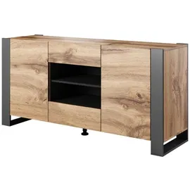 BIM Furniture Nunki 164 x 0 x 0 cm Eiche Wotan / Anthrazit