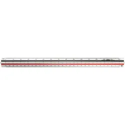 M+R Dreikantmaßstab 150 30cm Ingenieur DIN