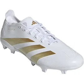 adidas Predator League FG Cloud White / Gold Metallic / Sandy Beige Met 46