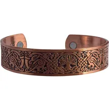 Saraswati Magnet-Armband "Baum des Lebens", antik-kupferfarben