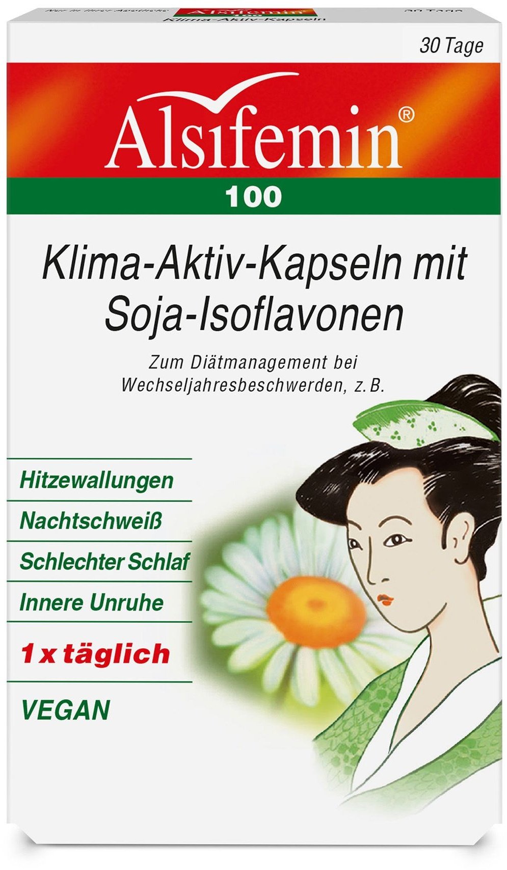 Alsifemin® 100 Klima-Aktiv-Kapseln mit Soja-Isoflavonen