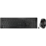 Cherry DW 9500 SLIM - Tastatur Maus Set - Nordisch - Grau
