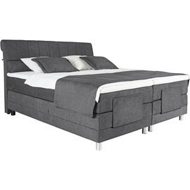 Ada Boxspringbett »Elsa mit Motor«, dunkelgrau GCP, 129, , 32343864-0 Chenille gcp