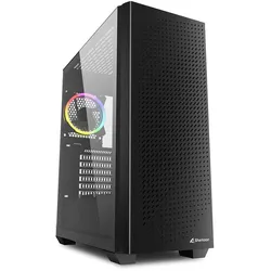 0 Sharkoon PC Gehäuse VS9 RGB Black ATX schwarz