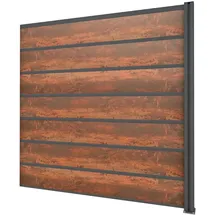Gutta Sichtschutzzaun Erweiterung 194 x 186 cm Anthrazit