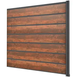 Gutta Sichtschutzzaun Erweiterung 194 x 186 cm Anthrazit