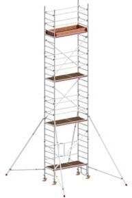 Hymer Fahrgerüst klappbar 1,90x0,80m, Reichhöhe 3,57 m