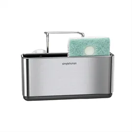 simplehuman Spülbeckencaddy, schmal, gebürsteter Edelstahl (KT1134)