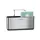 simplehuman Spülbeckencaddy, schmal, gebürsteter Edelstahl (KT1134)