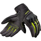 RevIt! Revit Volcano Motorradhandschuhe, schwarz-gelb, Größe S