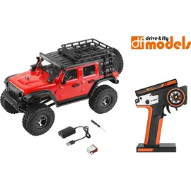 Drive & Fly Models RC-Auto Crawler 1:24XL CH RTR rot (3162)