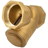 tecuro Schrägsitz-Schmutzfänger Absperrventil Messing 1,0 mm