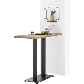 Stolkom Bartisch Jay 120 x 104 x 60 cm Eiche braun