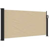 vidaXL Seitenmarkise 100 x 300 cm Beige Polyester