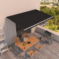 vidaXL Gelenkarmmarkise 500 x 350 cm anthrazit