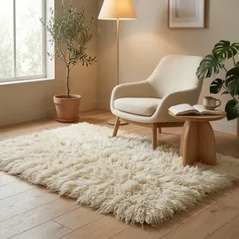 Pergamon Natur Teppich Flokati Supreme (190 x 290 cm,