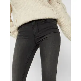 Vero Moda Tanya Normal Waist Slim Piping Jeans Dark Grey Denim S 34