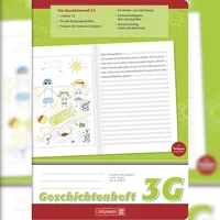 Brunnen Geschichtenheft A4 Lin3G 16Bl