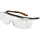 Univet 5X7 5X7-01-00 Überbrille mit Antibeschlag-Schutz, inkl. UV-Schutz Schwarz, Orange EN 166 DIN 166