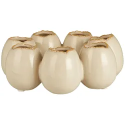 IB Laursen Blumenvase Eierschalen Design, Höhe 6.5, Ø 19.5 cm