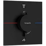 Hansgrohe ShowerSelect Comfort E Duschthermostat Unterputz für 2 Verbraucher Mattschwarz 15572670