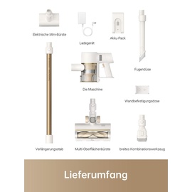 DREAME R10 Akku-Staubsauger weiß beutellos