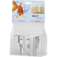 Selit - style Innenecke silber Höhe 50 mm Clips