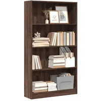 vidaXL Bücherregal 80 x 24 x 143 cm Braun