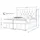 beautysofa Boxspringbett Massi 160 x 215 cm Creme