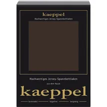 KAEPPEL Spannbettlaken Jersey 90-100 x 200 cm Braun