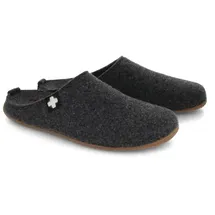 Living Kitzbühel Filzpantoffel Herren grau
