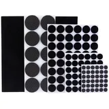Metafranc Filzgleiter selbstklebend rund 1 Set WU0281180 Schwarz