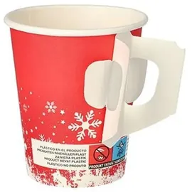 Papstar Pappbecher 0,2 l Rot 50 St.