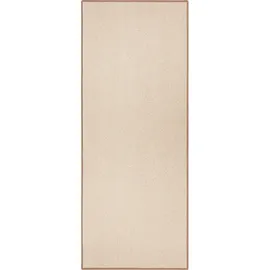 HANSE HOME BT Carpet Bouclé Läufer – Küchenläufer rutschfest Teppichläufer Flachgewebe Kurzflor Teppich Küchenteppich für Flur, Küche, Wohnzimmer, Badezimmer, Bad – Beige, 67x200cm