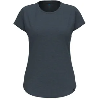 Odlo Wandershirt Damen Essential Natural I Funktionsshirt Wandern Atmungsaktiv I Polo Shirt