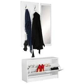 Wohnling Wandgarderobe Jana Weiß
