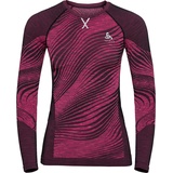 Odlo Blackcomb ECO Damen Funktiosshirt lang fuchsia - space dye, L